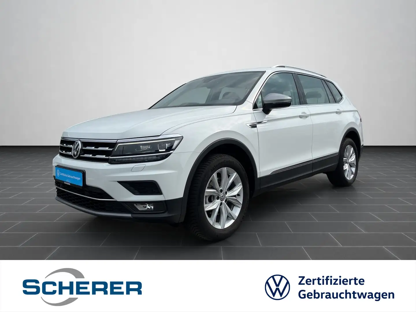 Volkswagen Tiguan Allspace Highline 1.5 TSI DSG LED NAVI AC Weiß - 1
