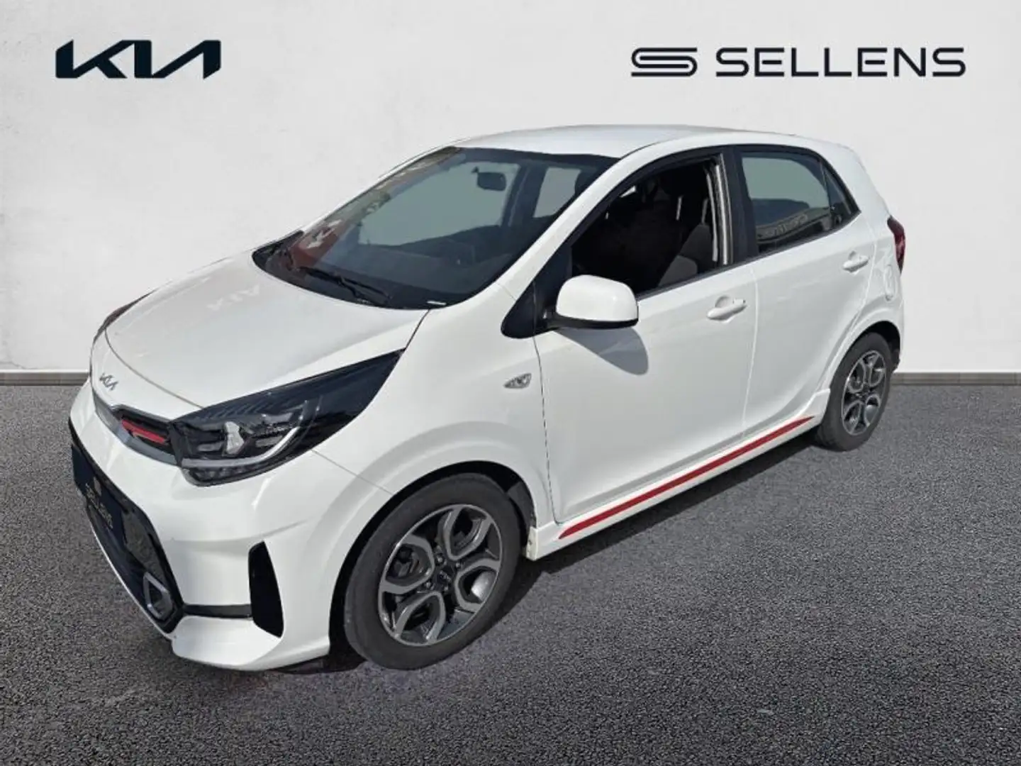 Kia Picanto 1.2 DPi 84ch GT Line Blanc - 1