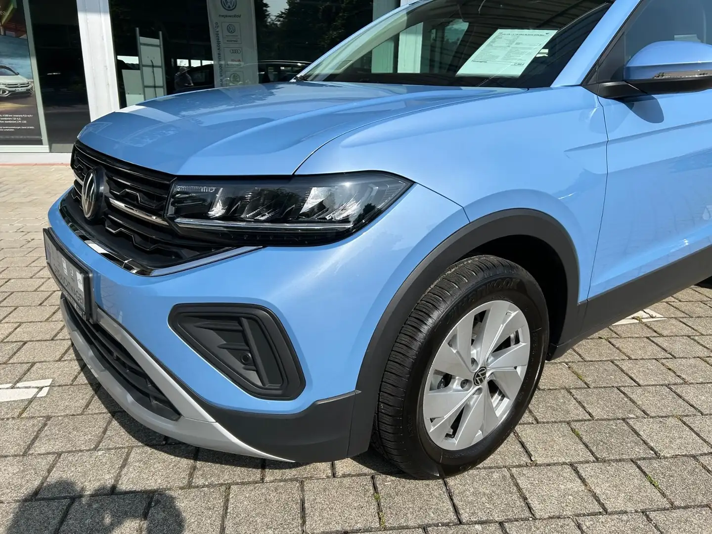 Volkswagen T-Cross Life 1.0 TSI DSG IQ.Drive AHK,Navi,RearV Bleu - 2