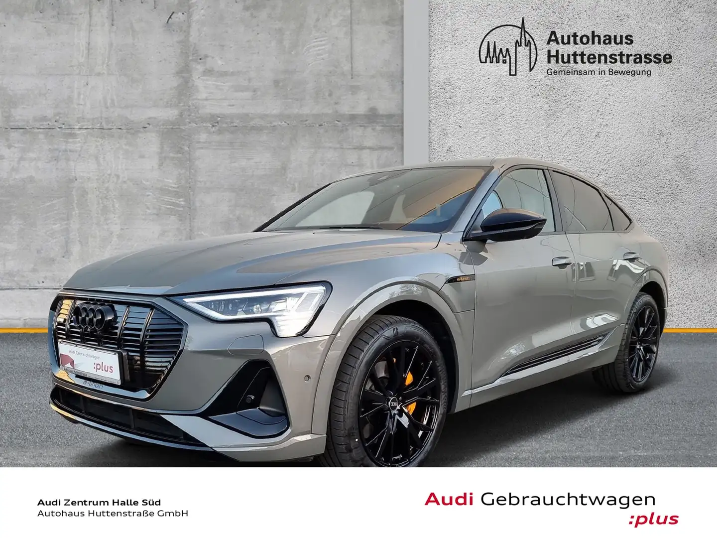 Audi e-tron Sportback 55 S Line Black Edition AHK MATRIX PANO Grau - 1
