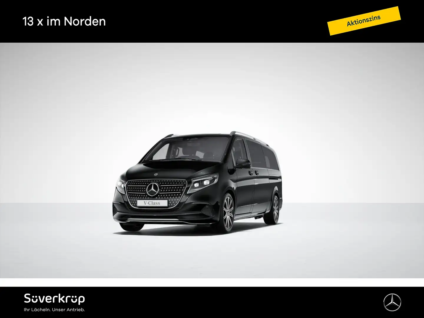Mercedes-Benz V 300 Avantgarde Plus Extralang MBUX DISTRO STANDH AHK W Schwarz - 2