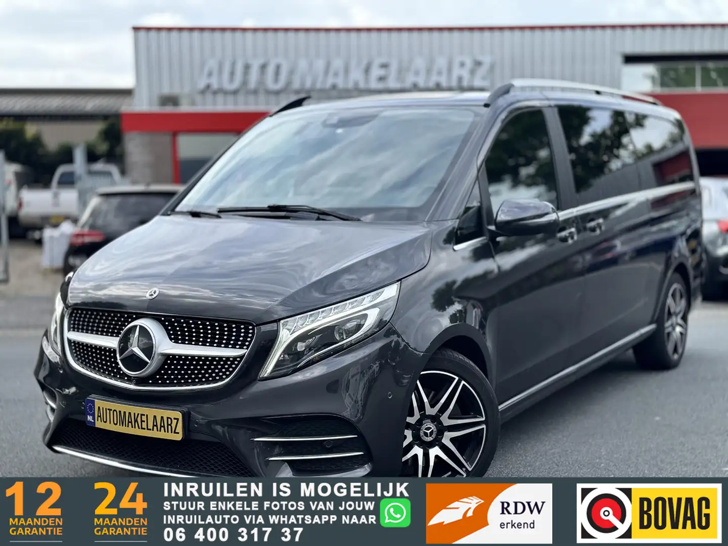 Mercedes-Benz V 300 300d AMG Extra Lang DC L2H1 Avantgarde Edition Noir - 1