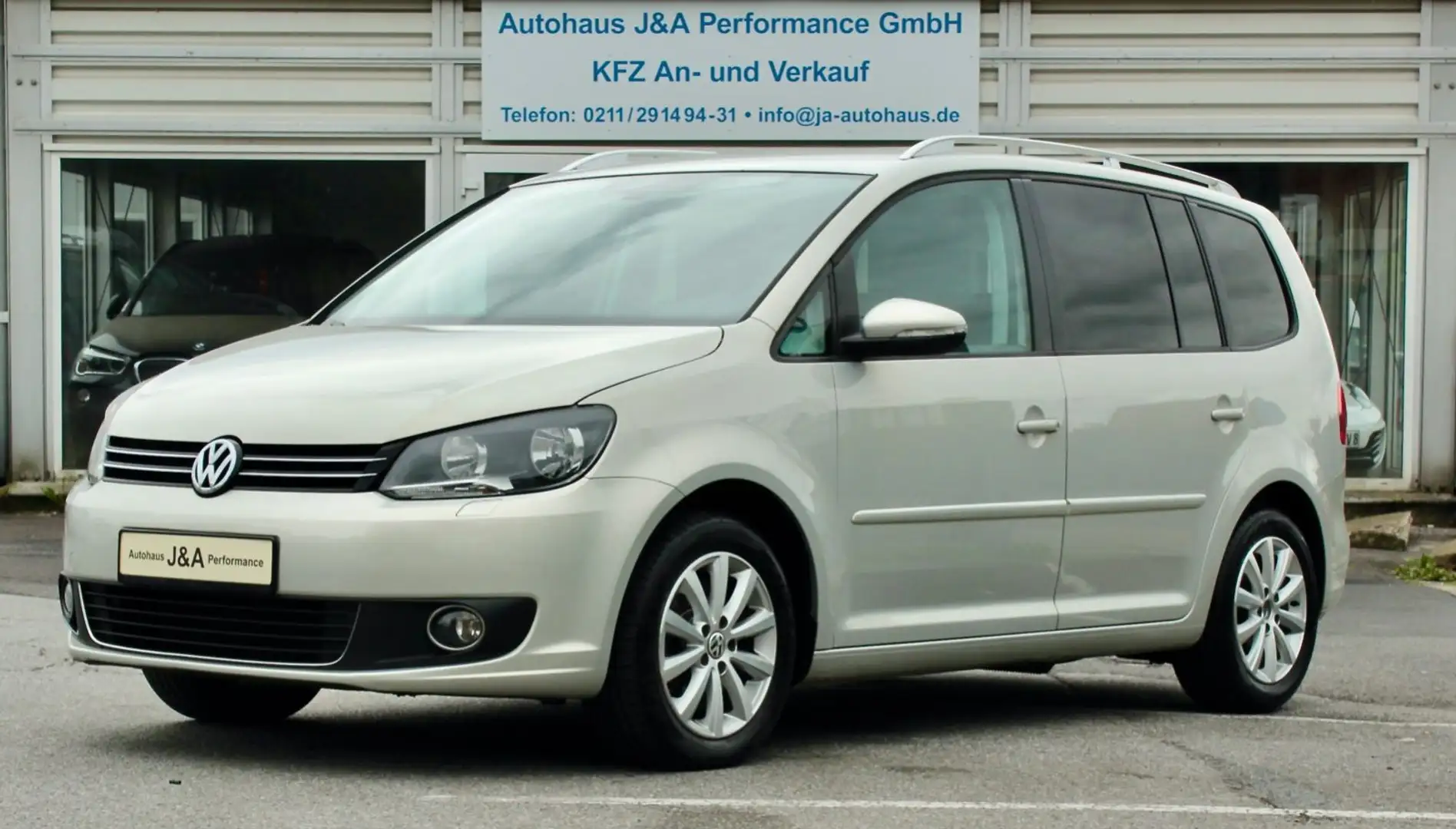 Volkswagen Touran Highline 2.0 TDI/LEDER/NAVI/PDC/AHK Argent - 2