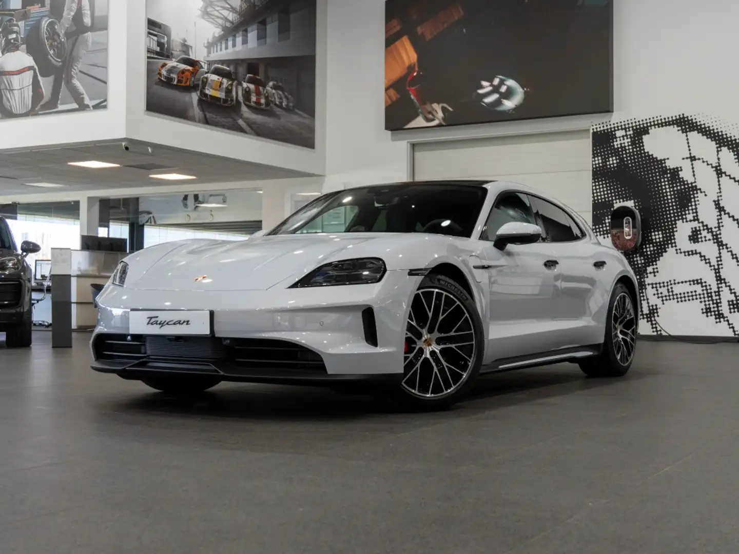 Porsche Taycan 4S Sport Turismo Gris - 1