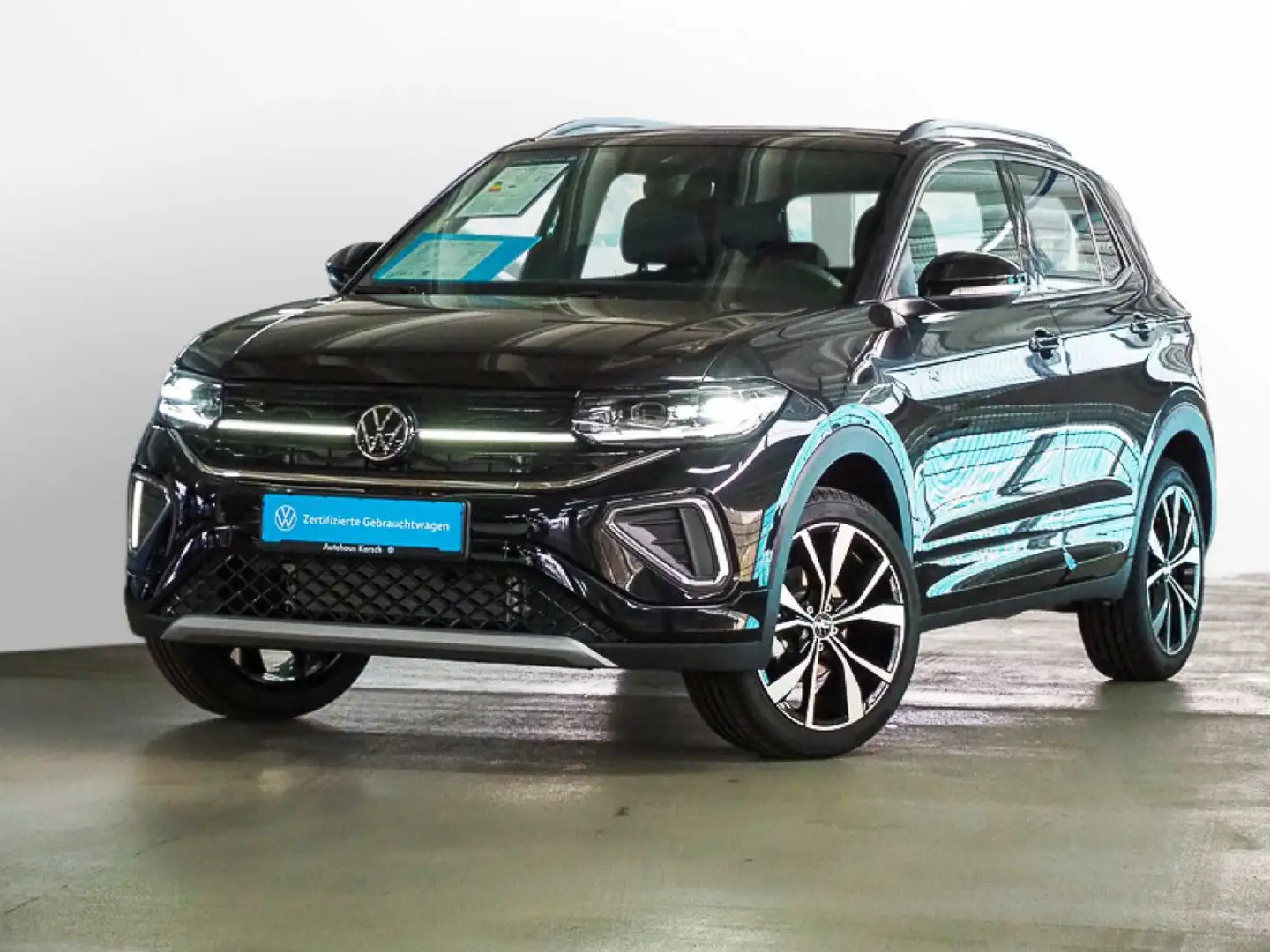 Volkswagen T-Cross 1.0 TSI DSG R-Line AHK, KLIMA, PDC LED Noir - 2