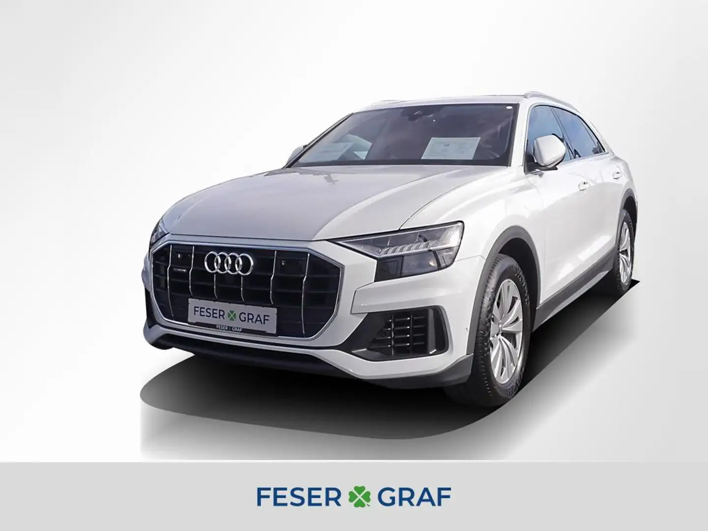 Audi Q8 50 TDI qu. Allradl. Luftf. Massage Matrix Nav Weiß - 1