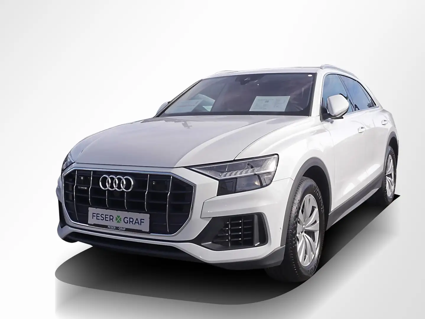 Audi Q8 50 TDI qu. Allradl. Luftf. Massage Matrix Nav Weiß - 1