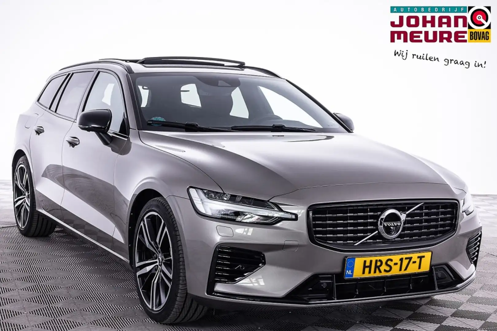 Volvo V60 2.0 T6 Recharge AWD Plus Dark | PANORAMADAK | NAPP Grijs - 1