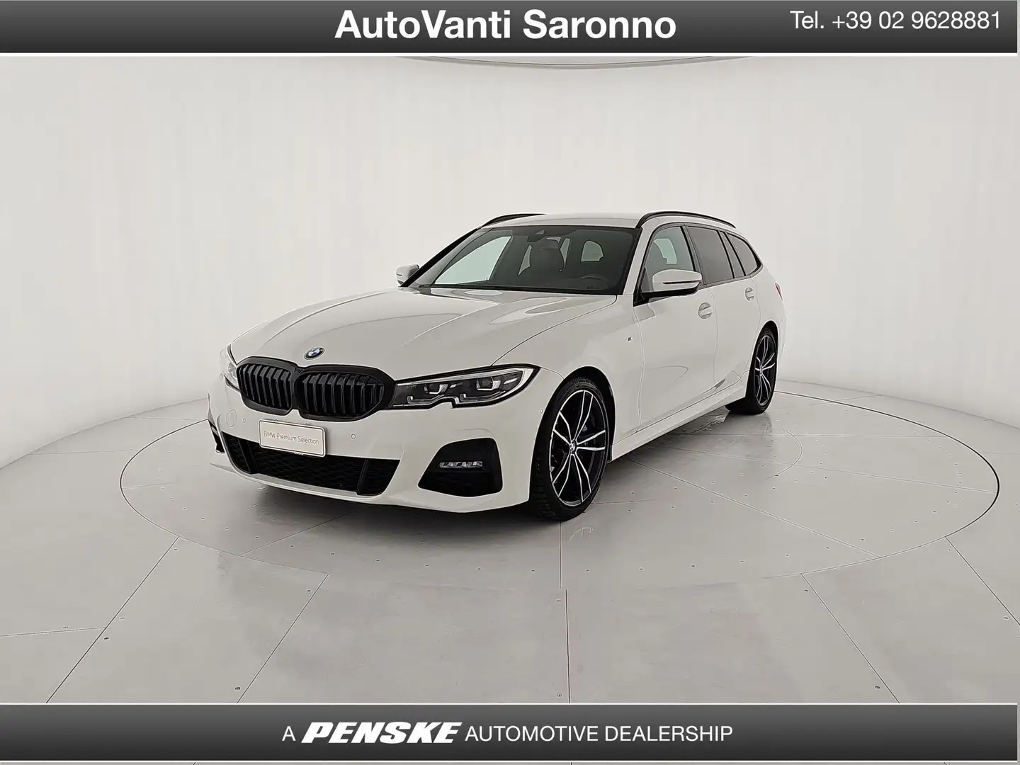 BMW 320 320d 48V Touring Msport Blanc - 1