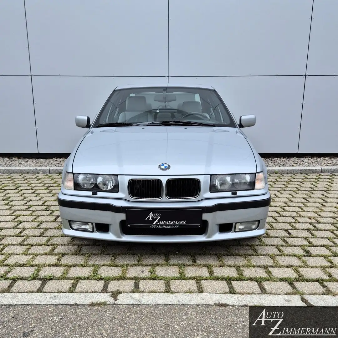 BMW 328 i E36 Limo Autom*M Sport*Leder*SHZ*PDC*Tempom Silber - 2