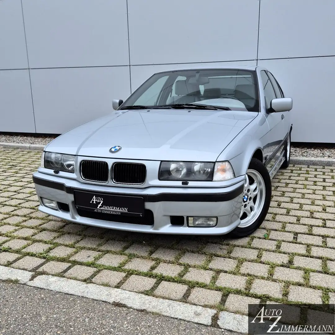 BMW 328 i E36 Limo Autom*M Sport*Leder*SHZ*PDC*Tempom Silber - 1