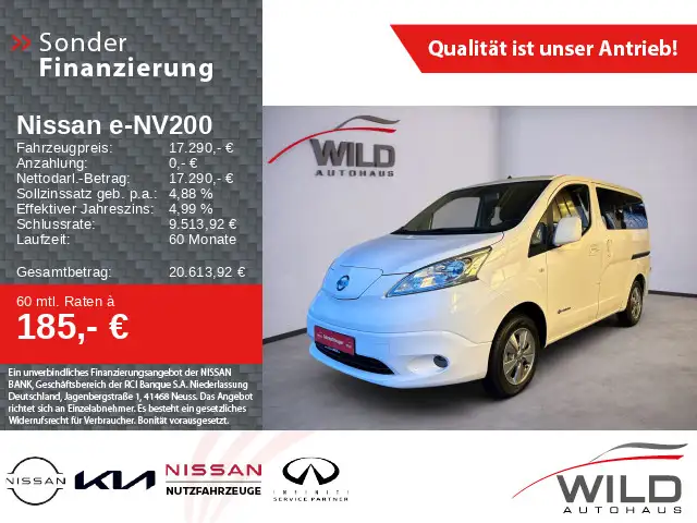 Nissan E-NV200 EVALIA 5 Sitze Winterpaket Navi Klima AW