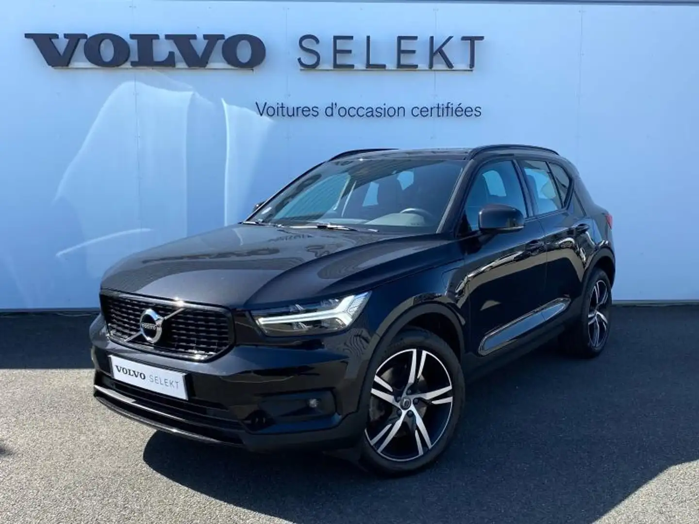 Volvo XC40 T5 Recharge 180 + 82ch R-Design DCT 7 Noir - 1
