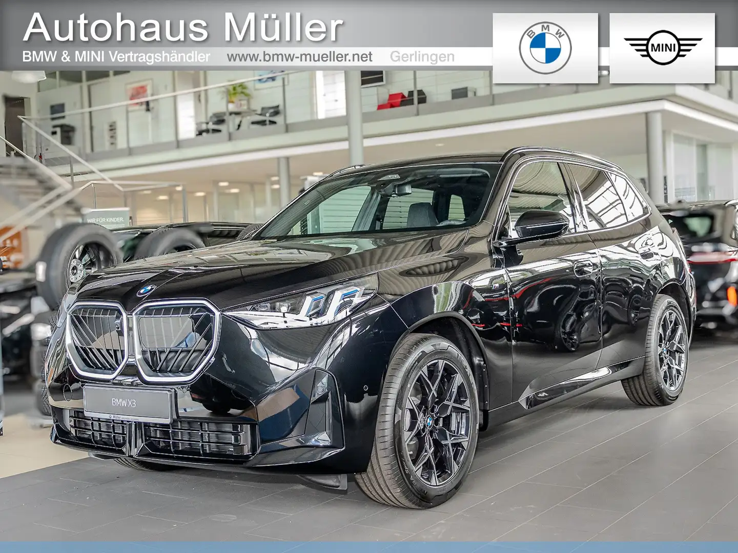 BMW X3 20 xDrive M Sport ACC AHK H/K HUD 360 19" Navi Fekete - 1