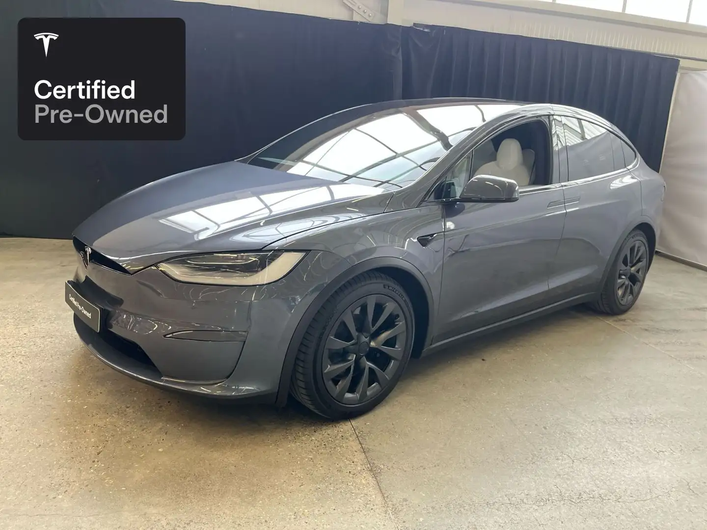 Tesla Model X Palladium "Certified Pre-Owned" Argento - 1