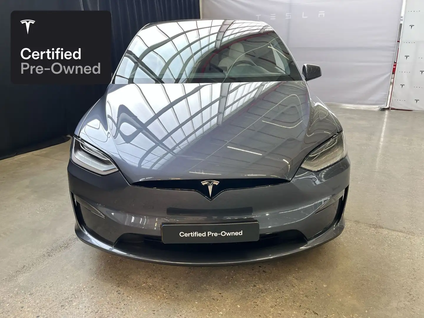 Tesla Model X Palladium "Certified Pre-Owned" Argento - 2