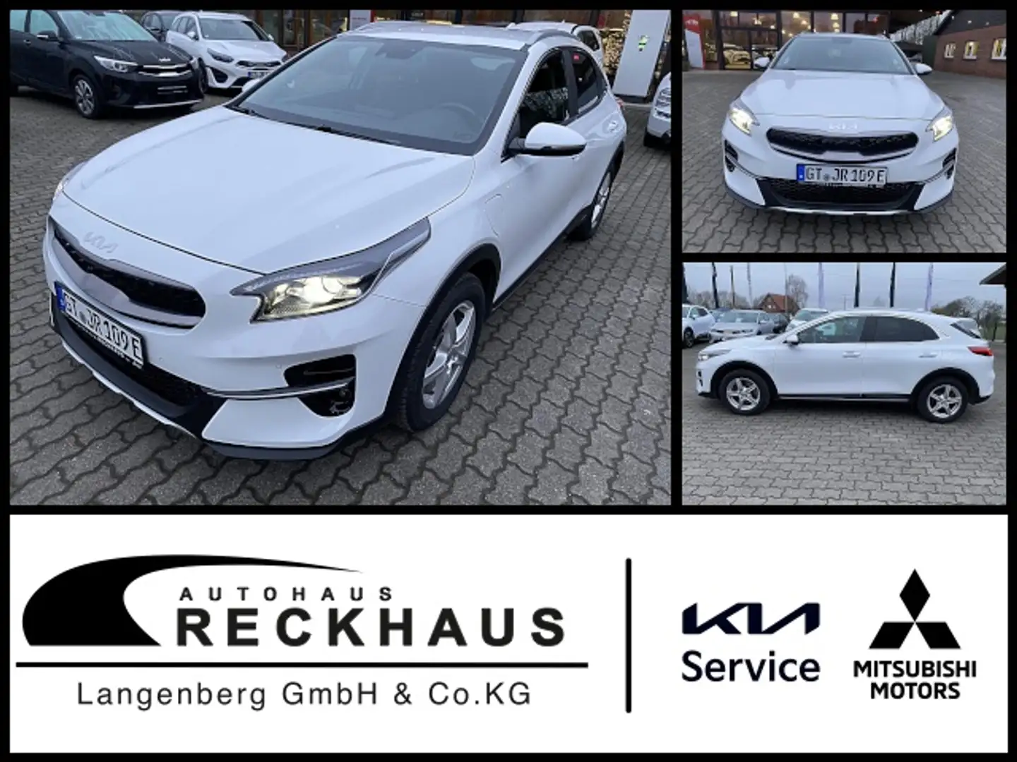 Kia XCeed 1.6 PHEV DCT PLATINUM, 8 Fach Bereift Klima Navi Blanc - 1