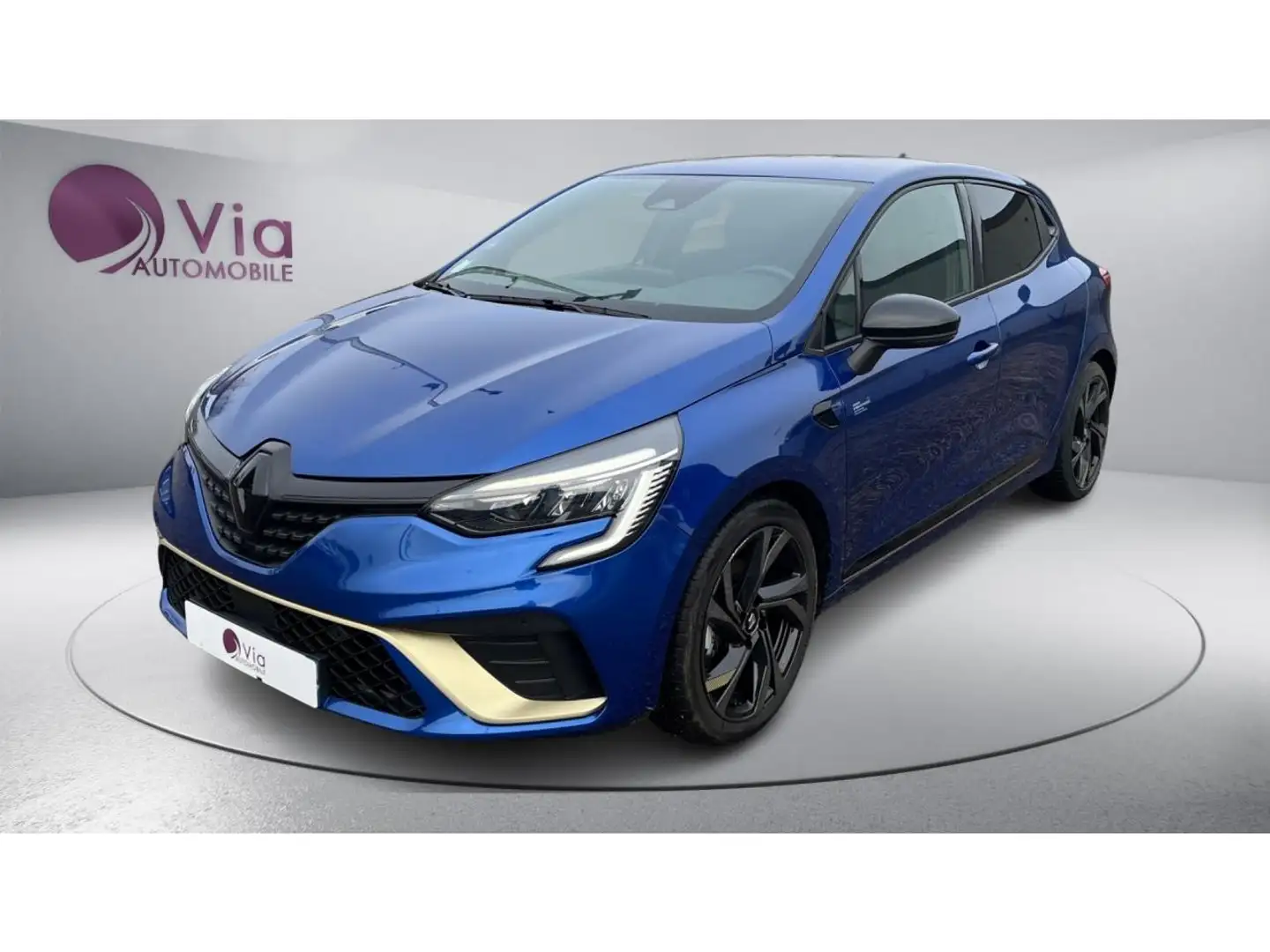 Renault Clio 1.6 E-Tech Hybride 145 BVA Engineered - 1ERE MAIN / CAMERA Bleu - 1
