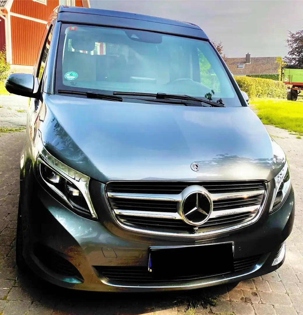 Mercedes-Benz V 250 Marco Polo,Küche,Markise,360°, AHK, MB Garan Gris - 1