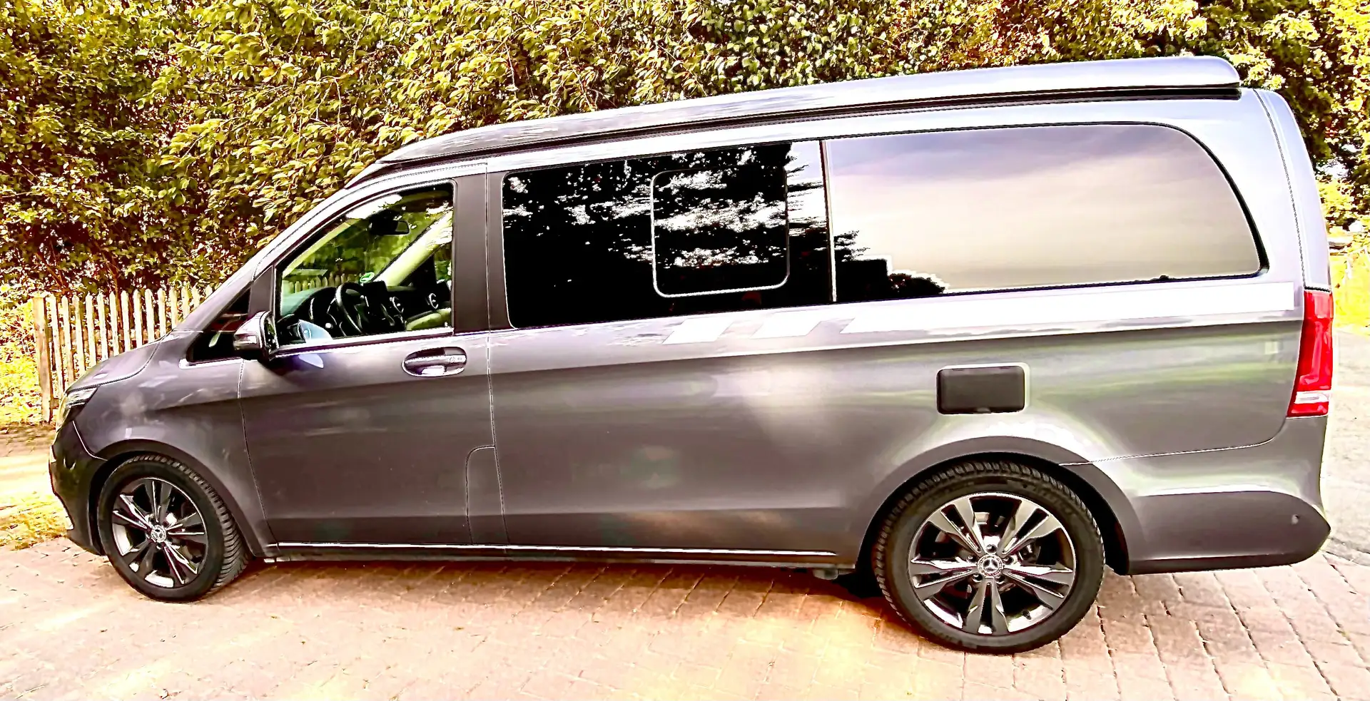 Mercedes-Benz V 250 Marco Polo,Küche,Markise,360°, AHK, MB Garan Gris - 2