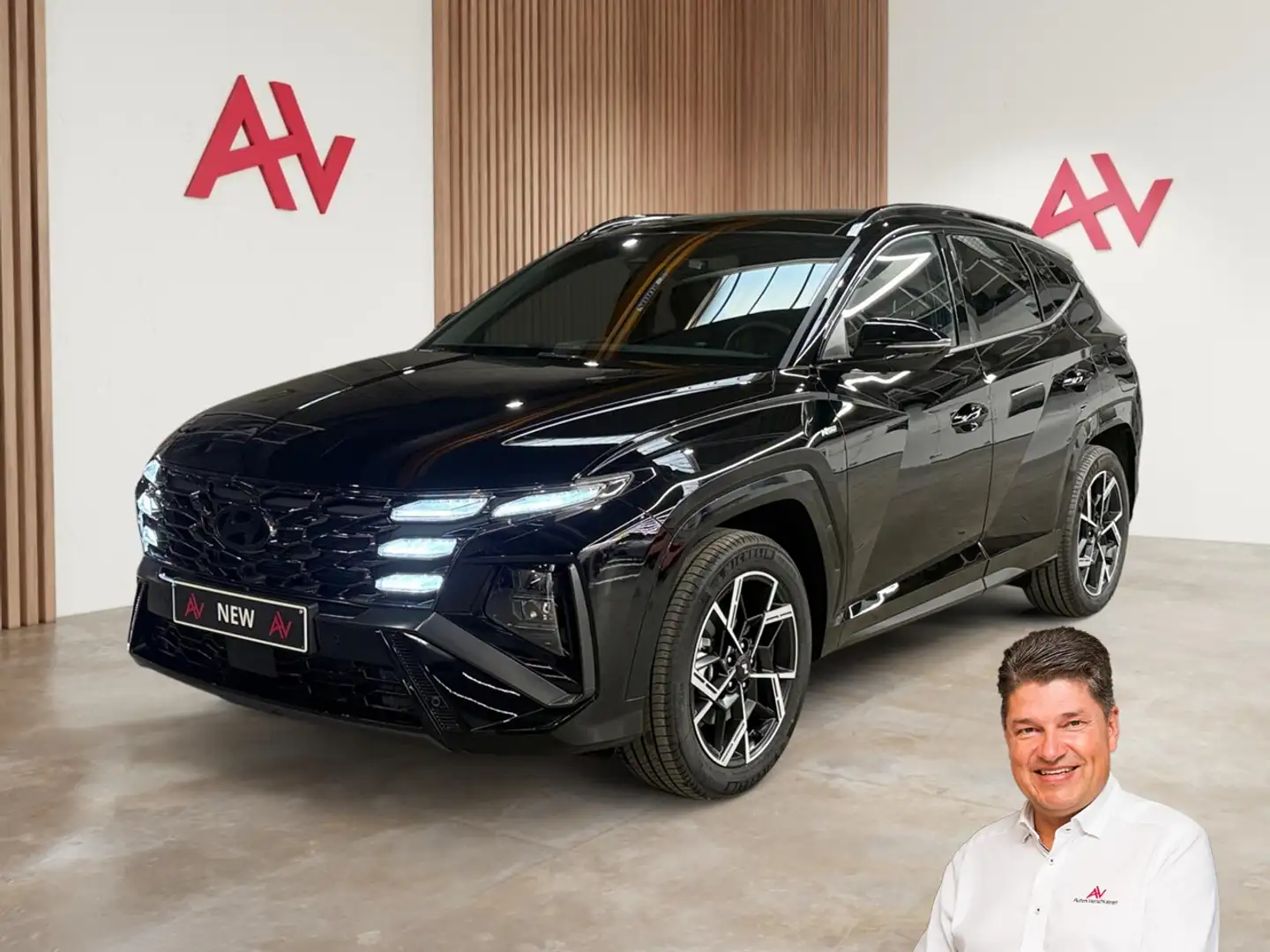 Hyundai TUCSON N-Line 1.6 T-GDI DCT ** Pano | Zetel/Stuurverw ... Negru - 1