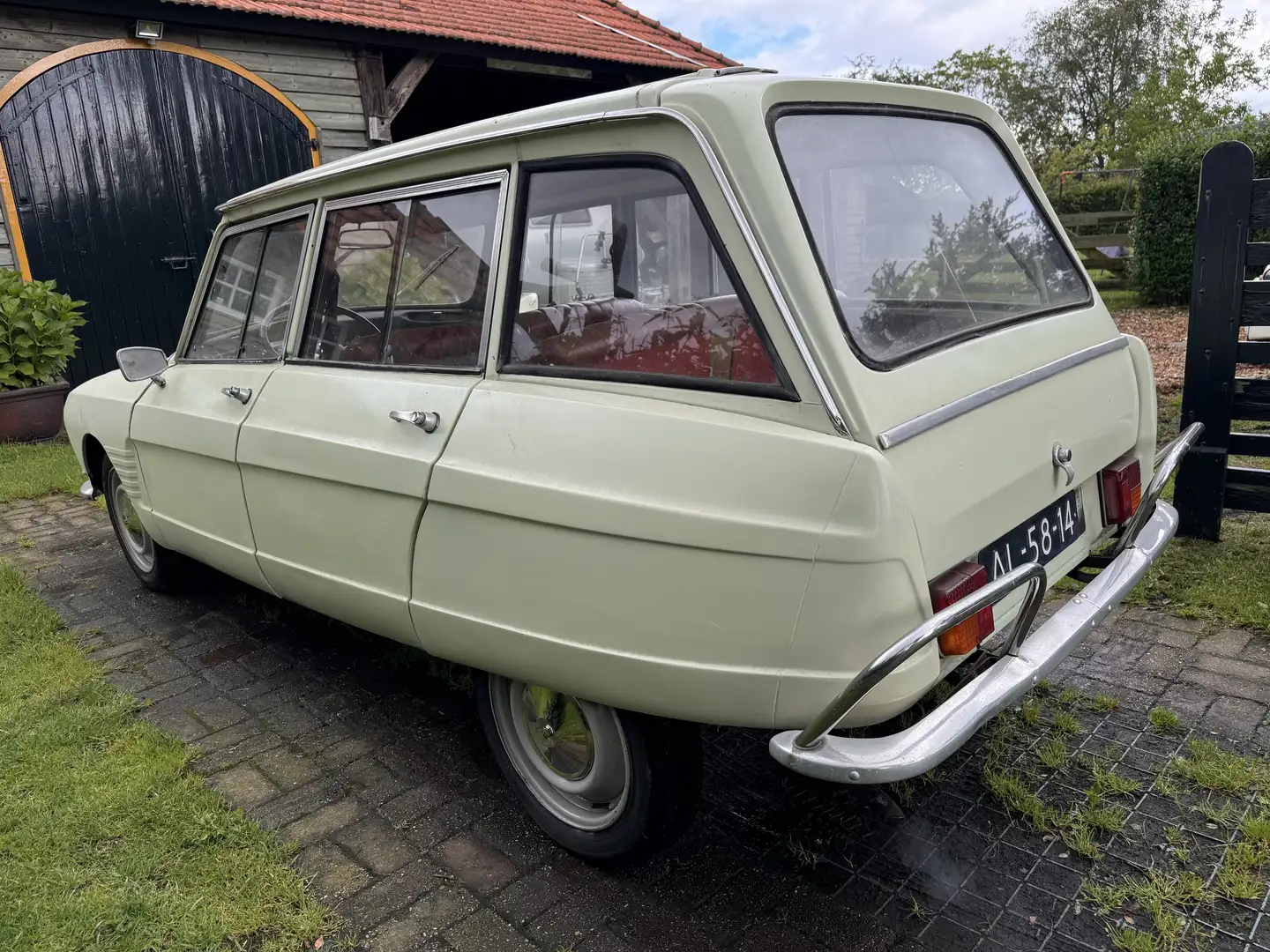 Citroen Ami 6 0.6 Break Comm 1968 beige origineel en hard Bej - 2