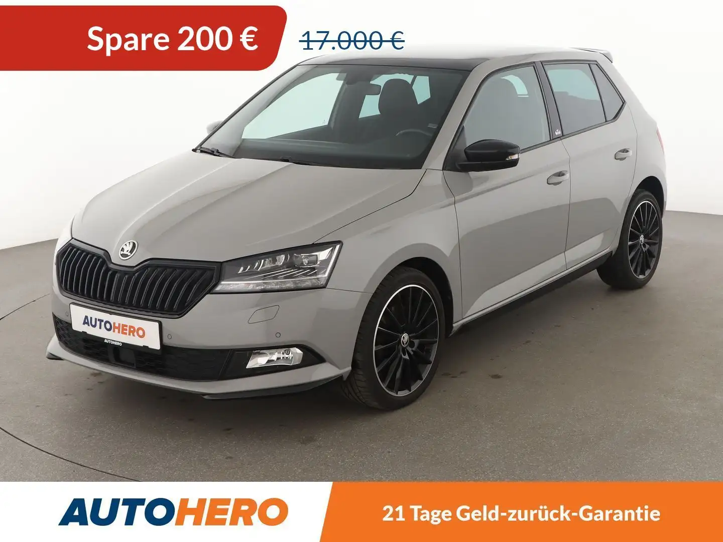 Skoda Fabia 1.0 TSI Monte Carlo Aut.*NAVI*PDC*SHZ*TEMPO*KLIMA* Grau - 1