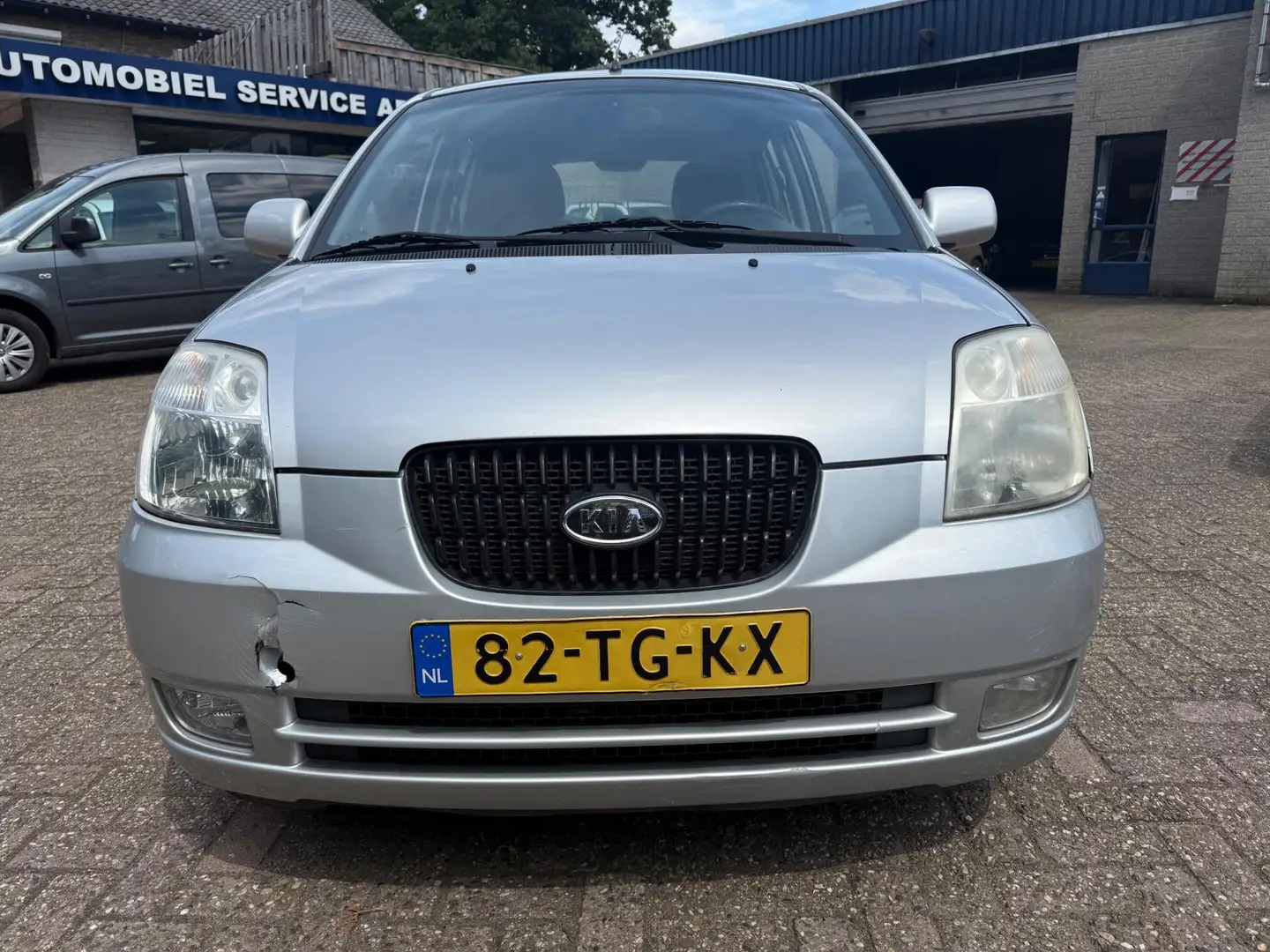 Kia Picanto 1.0 M-bition *NW. APK*ELEKTR. RAMEN*STUURBEKR.*AIR Grijs - 2