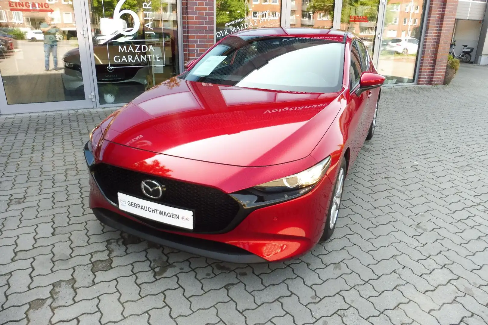 Mazda 3 Selction Navi HeadUp LED wenig Kilometer Rot - 2