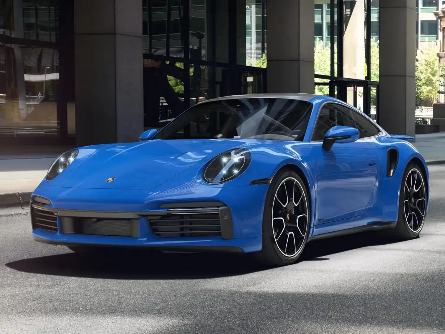Porsche 992 coupe 3.7 turbo s auto Bleu - 1