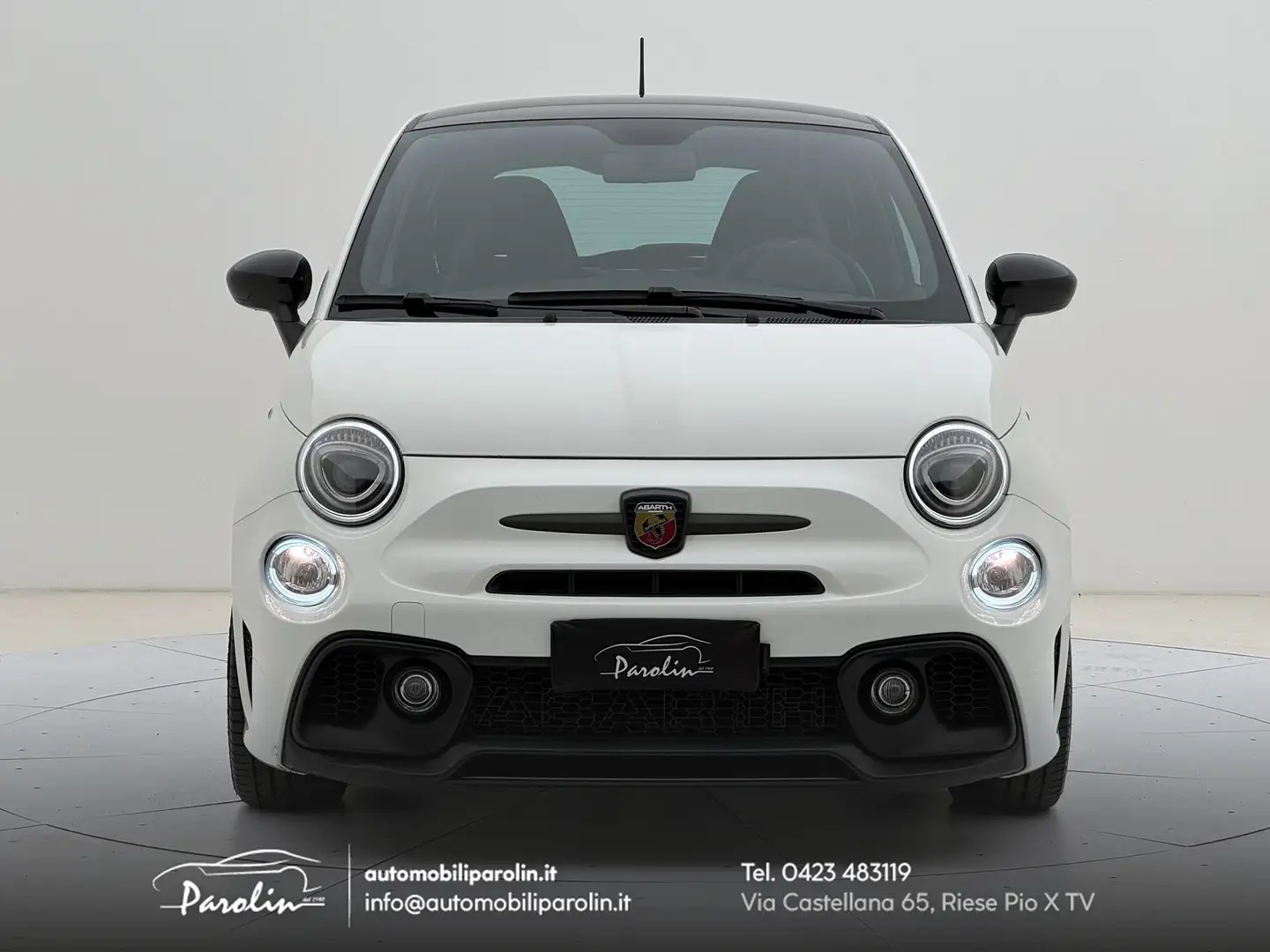 Abarth 595 1.4 t-jet esseesse 180cv Akrapovic-Black pack Blanc - 2