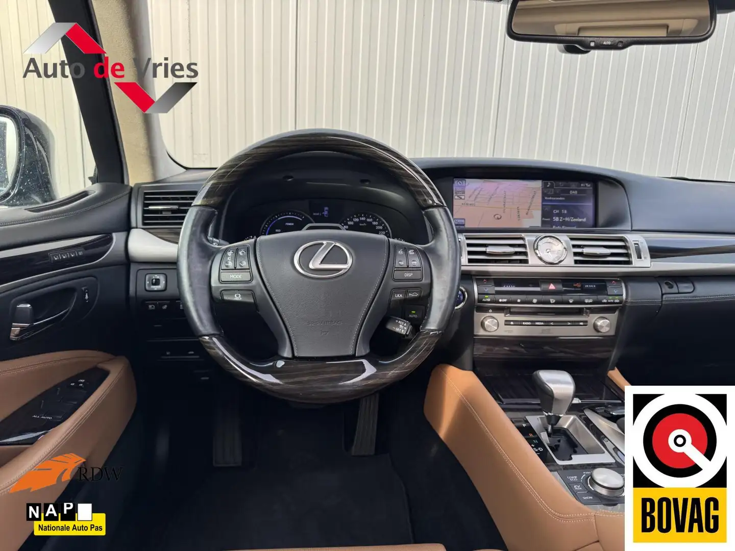 Lexus LS 600 600h President Line|NL-Auto|Leder|Navi|Schuifdak Zwart - 2