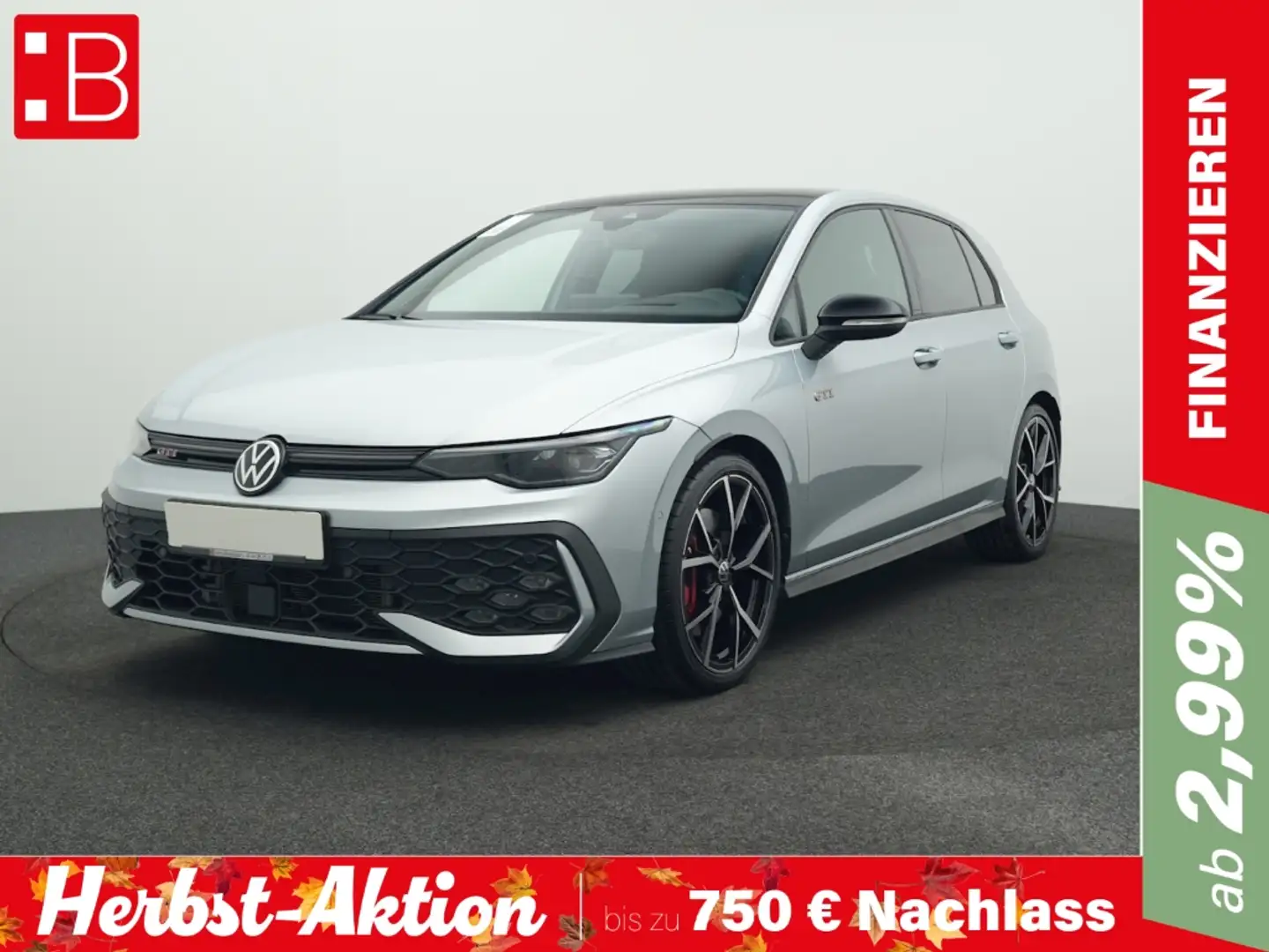 Volkswagen Golf GTI 8 2.0 TSI DSG BLACK STYLE IQ.LIGHT PANO NAVI 19 ES Silber - 1