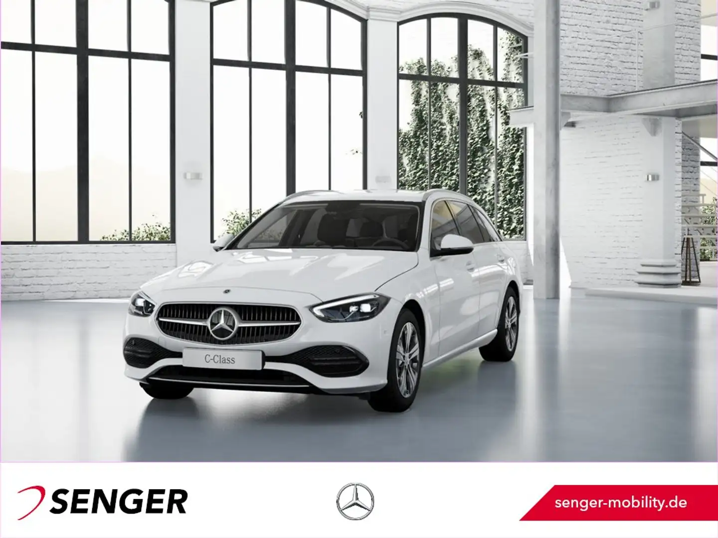 Mercedes-Benz C 300 e T Avantgarde Ambiente Rückfahrkamera AHK Weiß - 1