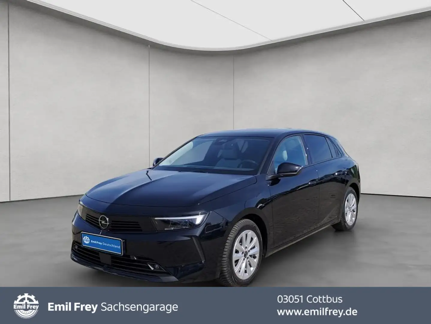 Opel Astra 1.2 Turbo Automatik Elegance NAVI*LED*RFC Zwart - 1