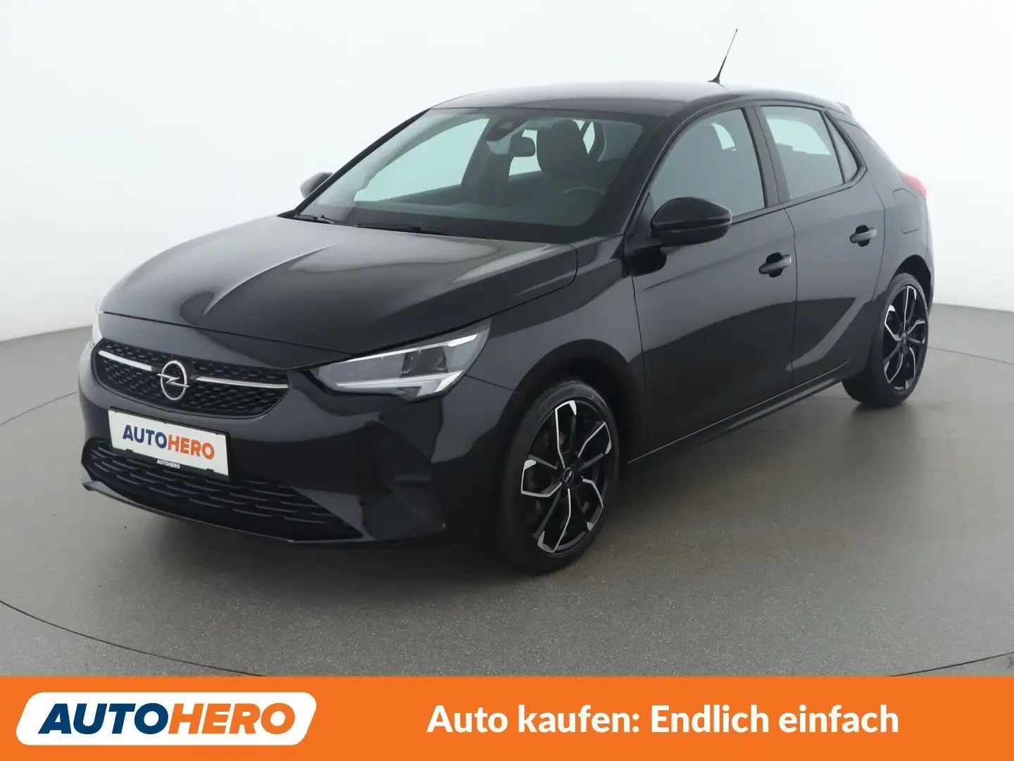 Opel Corsa 1.2 Edition Schwarz - 1