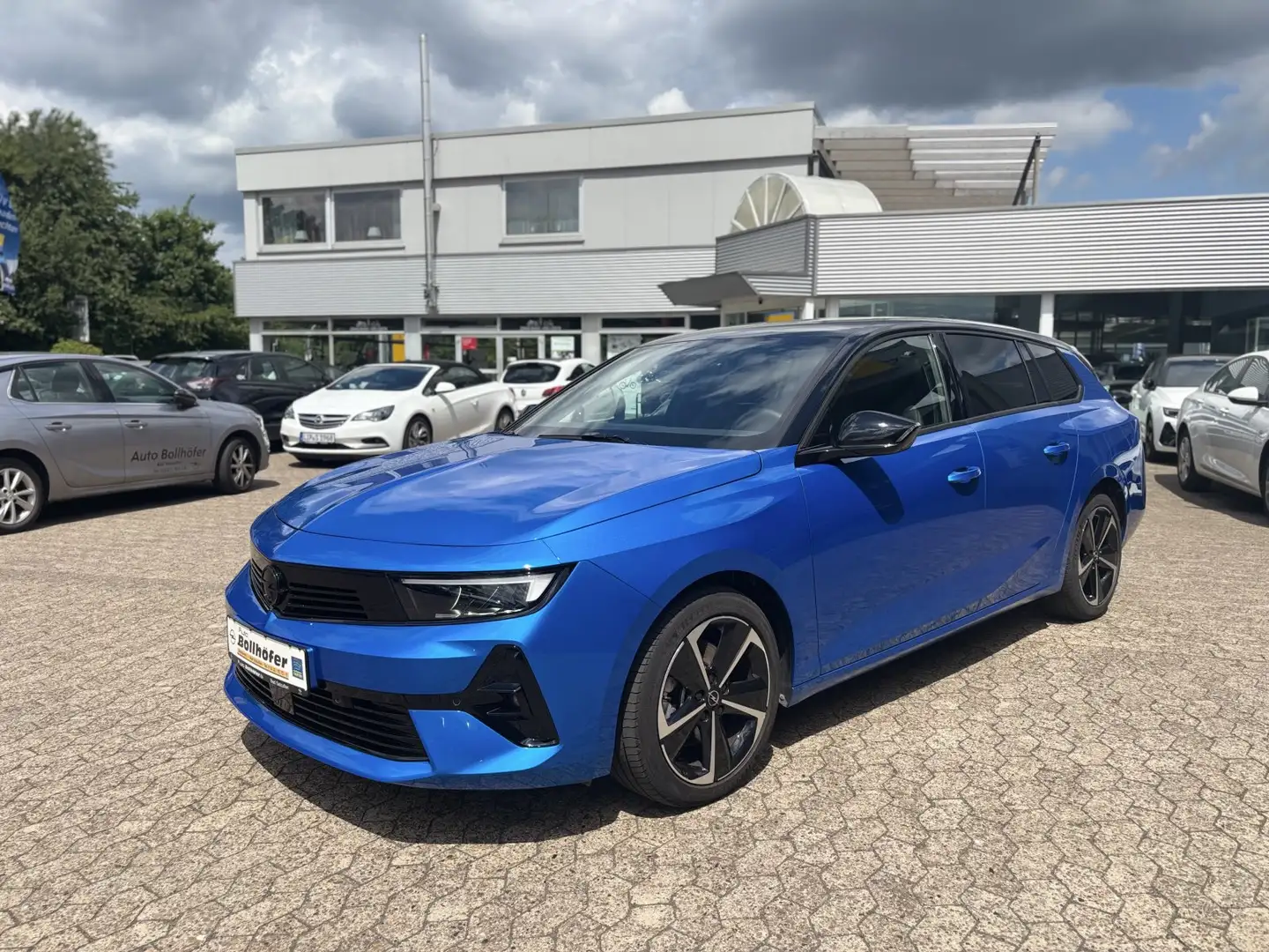 Opel Astra GS ST AT8/SHZ+LHZ/PDC vo+hi+360Cam Blau - 1