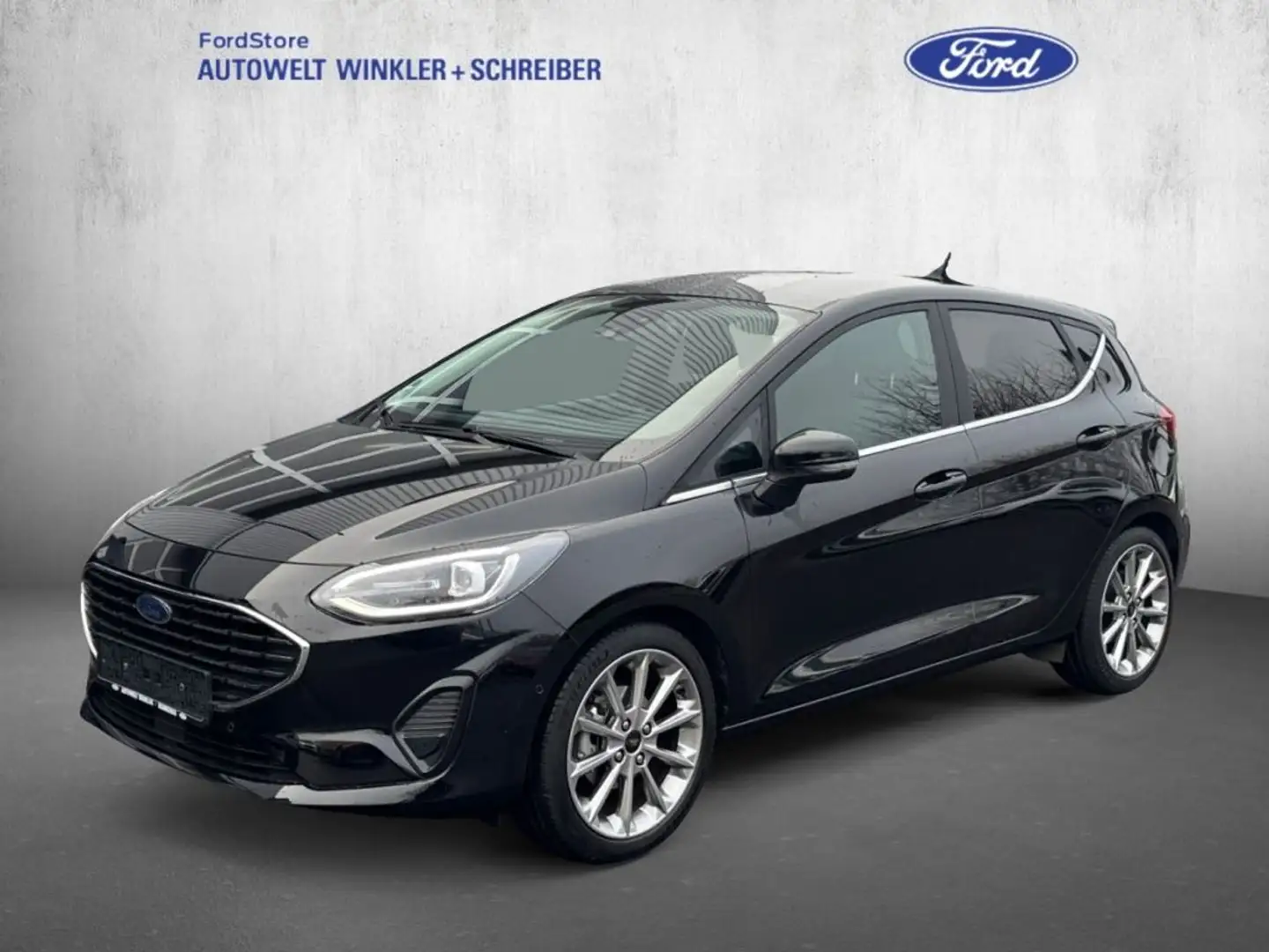 Ford Fiesta 1.0 EcoBoost Hybrid S&S TITANIUM X Noir - 1