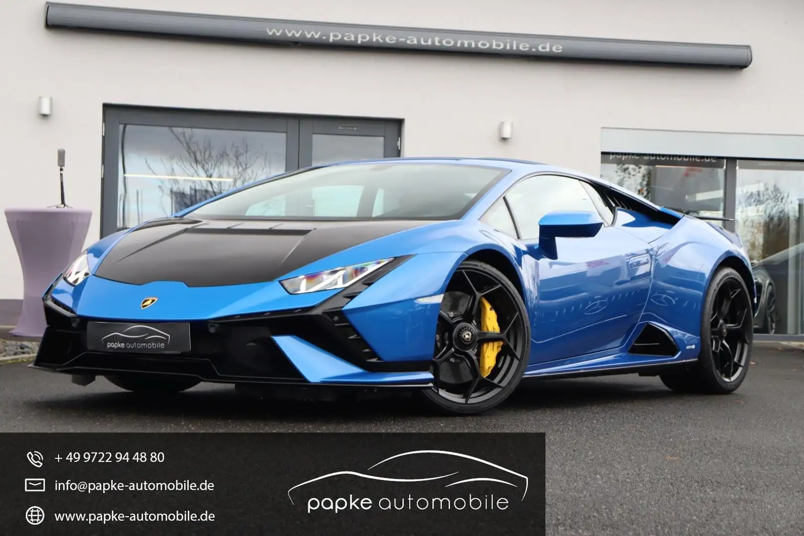 Lamborghini Huracán Tecnica +LIFT+CARBON+KAMERA+BÜGEL+STYLE+ Blau - 1