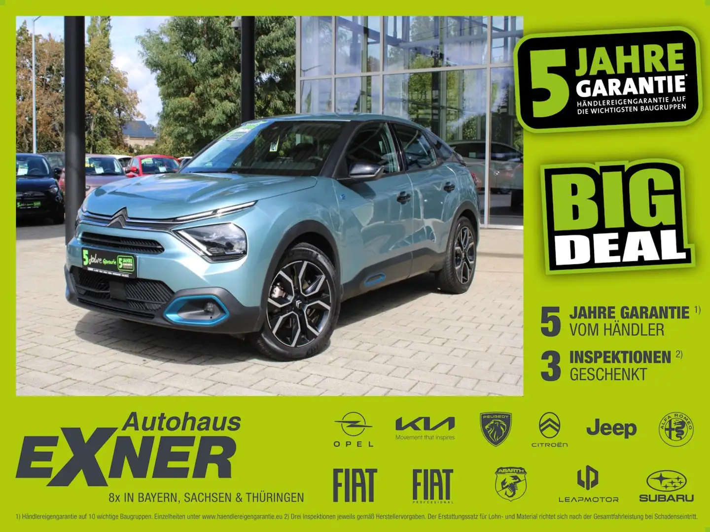 Citroen C4 LIM. E-FEEL LED+2 zonen Klimaautomatik+LM+PDC Blau - 1