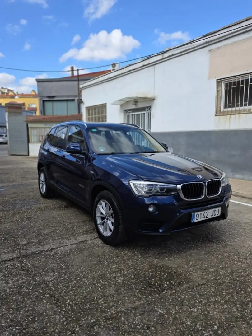 BMW X3 sDrive 18dA Bleu - 2