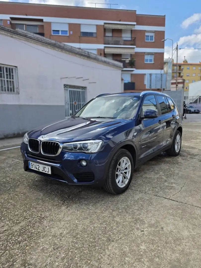 BMW X3 sDrive 18dA Bleu - 1