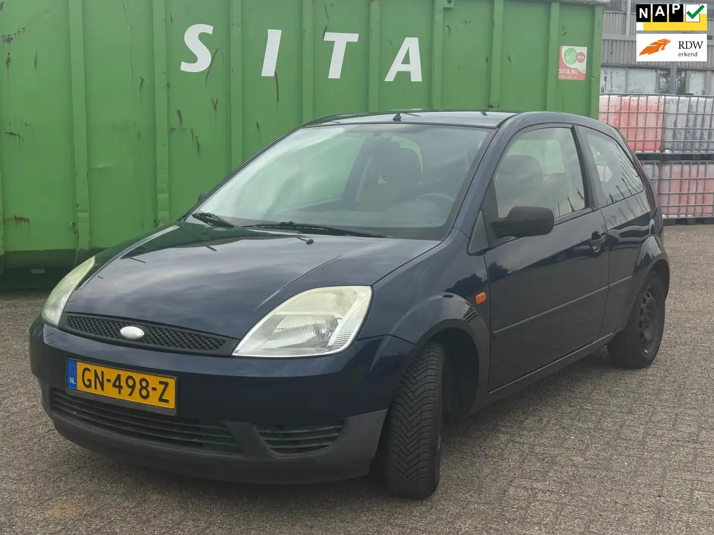 Ford Fiesta 1.3 Style Airco Rijdt schakelt goed Blauw - 1