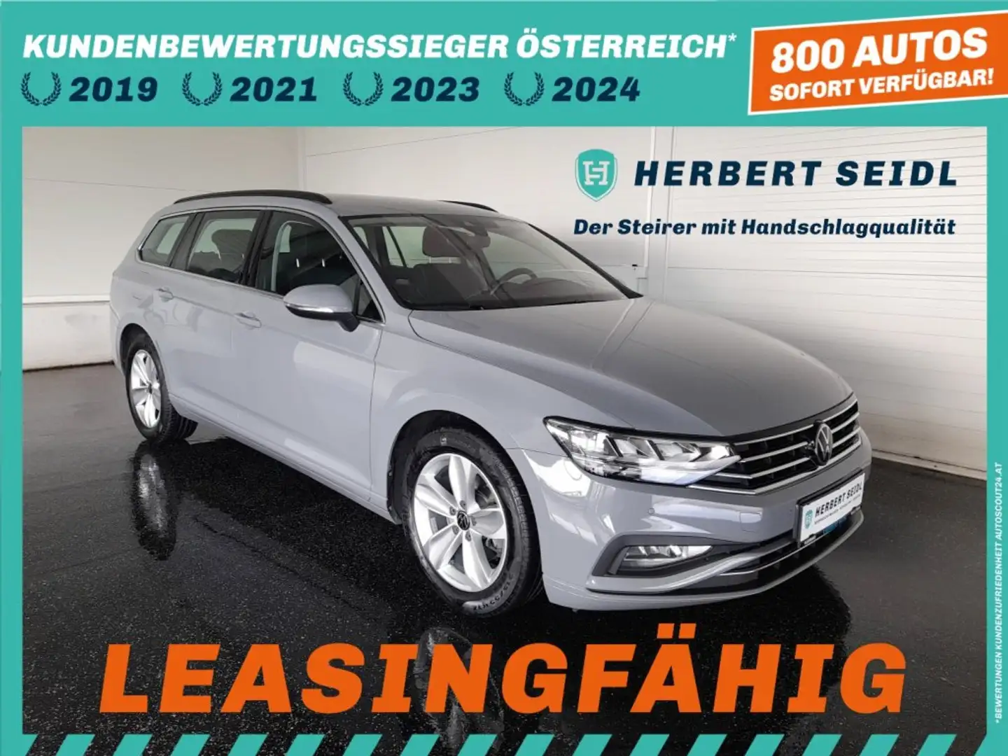 Volkswagen Passat Variant BUSINESS 2,0 TDI DSG *17 ZOLL / VOLL-LED MIT FLA / NAVI / ACC / KAMERA / SPORT MASSAGESITZ / TRAVEL ASSIST* Grau - 1