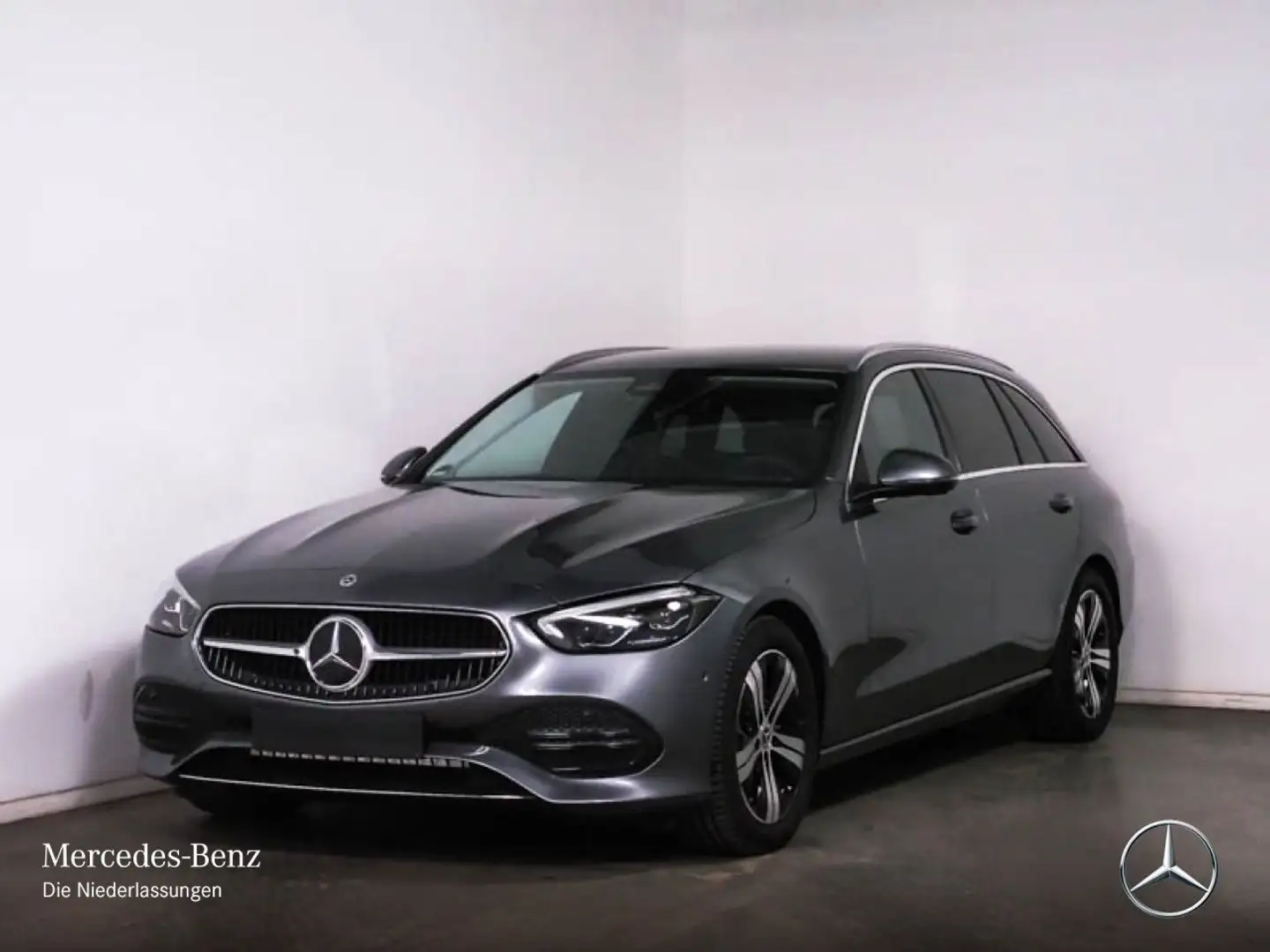 Mercedes-Benz C 180 T AVANTG+LED+KAMERA+TOTW+KEYLESS+9G Gris - 2