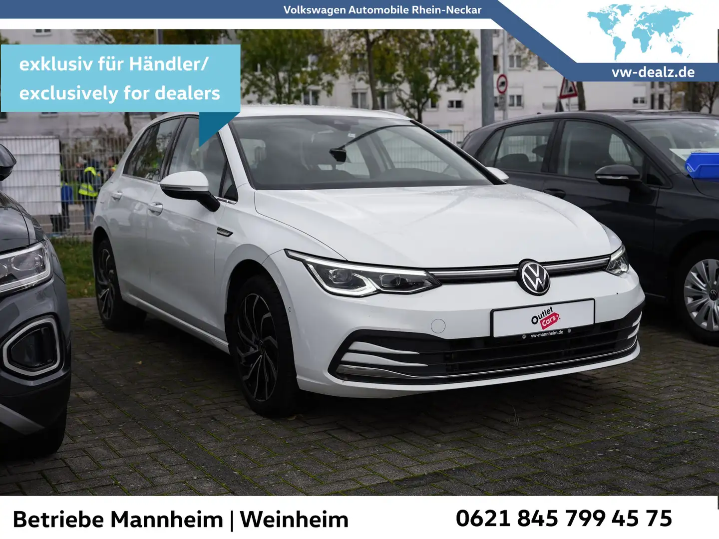 Volkswagen Golf VIII 2.0 TSI Style DSG Navi Kamera ACC uvm Weiß - 2