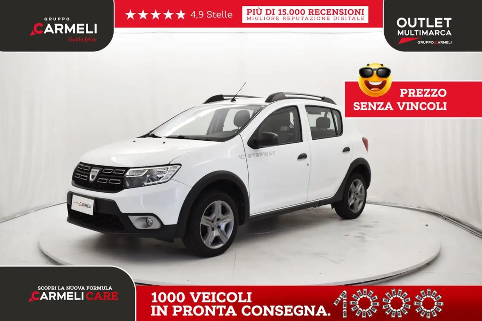 Dacia Sandero Stepway 1.0 sce Access s&s 75cv my19 Wit - 1
