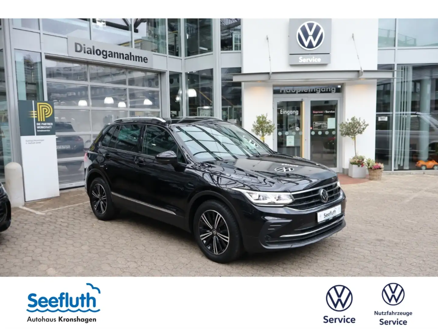 Volkswagen Tiguan 1.5 DSG Active AHK Navi Headup ACC Schwarz - 1