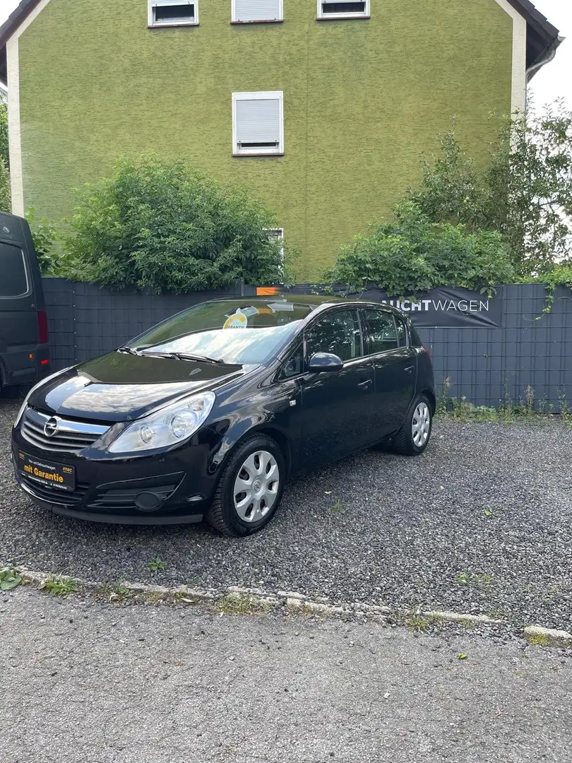 Opel Corsa D-Edition/✅GARANTIE✅TÜV/INSPEKTION/1.HAND Zwart - 2