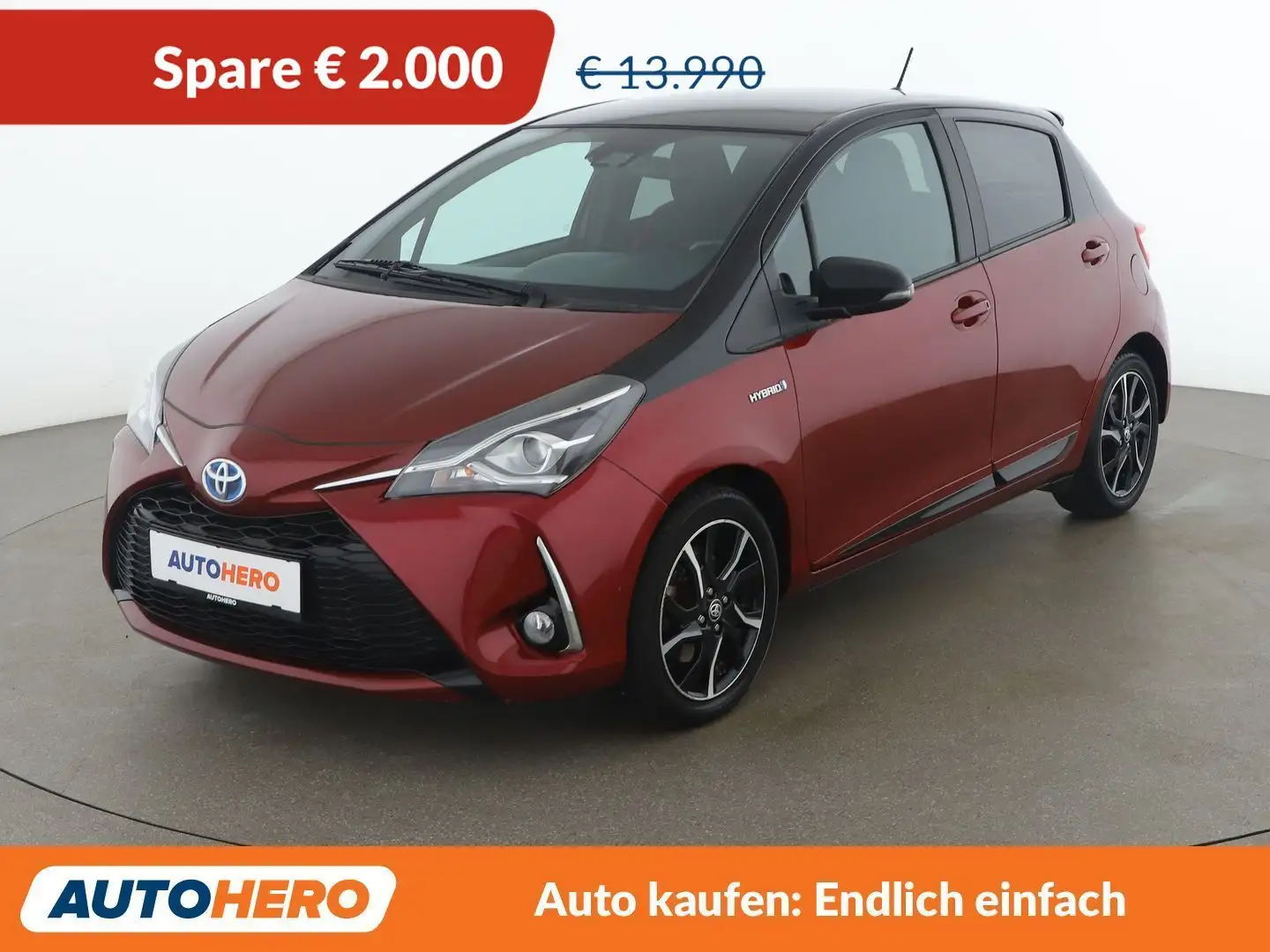 Toyota Yaris 1.5 Hybrid Collection Rot - 1
